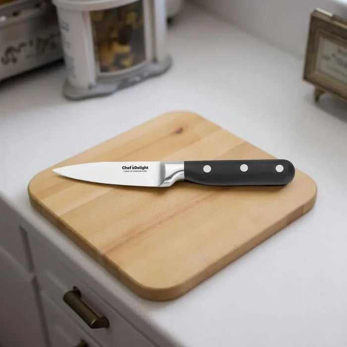 Chef’s Delight Paring Knife – High-Quality Stainless Steel Kitchen Knife for Precise Cutting, Peeling, and Slicing | Ergonomic Handle | Essential Cooking Tool 3.5Inch