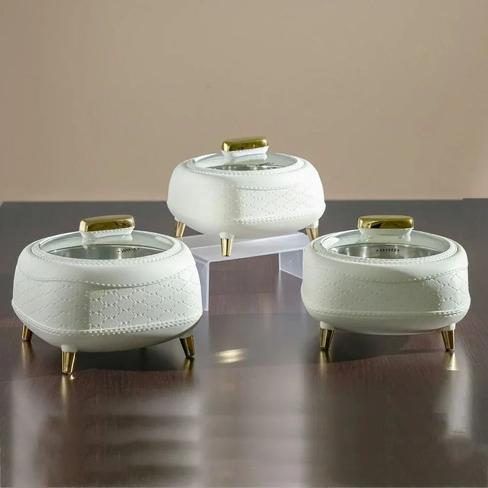 Kingston Klass Casserole Set 3Pc 1500ml 2000ml 2500ml Hot Pot