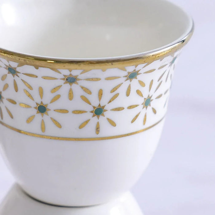 Luna Cawa Cup Set 12Pc 80ml Bone China Arabic Coffee Cups