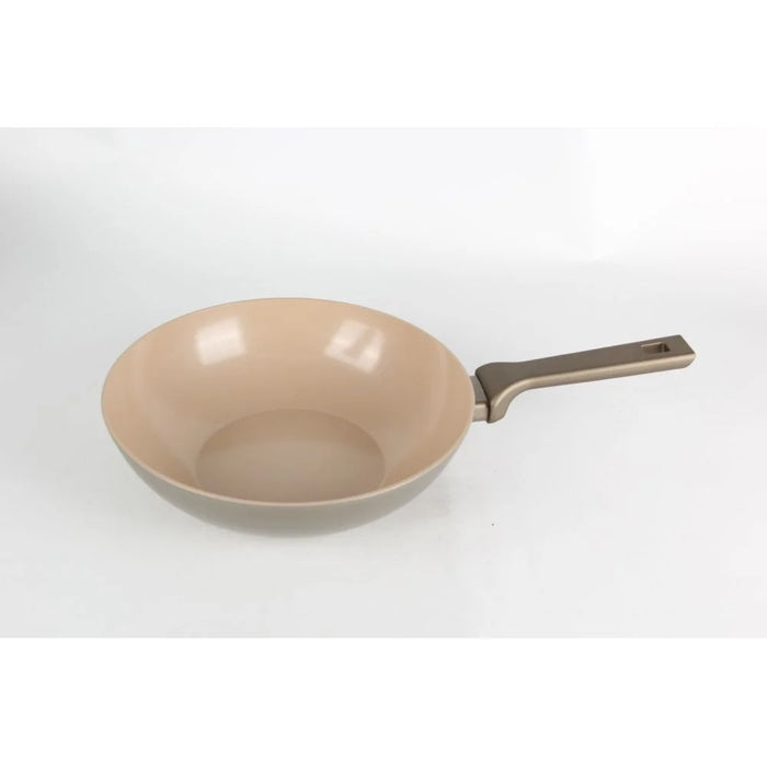 Orchid Wok Pan 28cm Nonstick Deep Fry Pan Cooking Wok