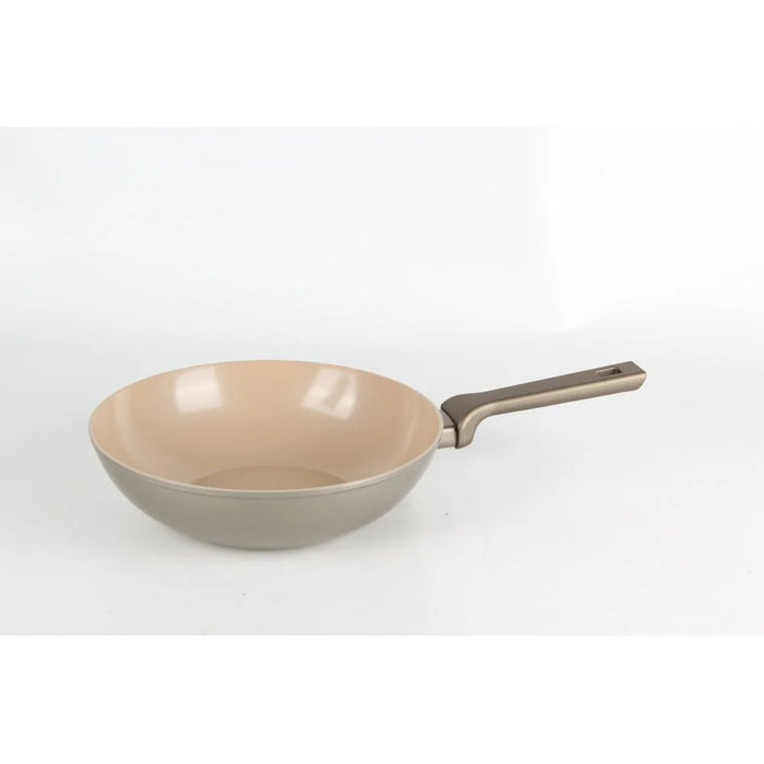 Orchid Wok Pan 28cm Nonstick Deep Fry Pan Cooking Wok