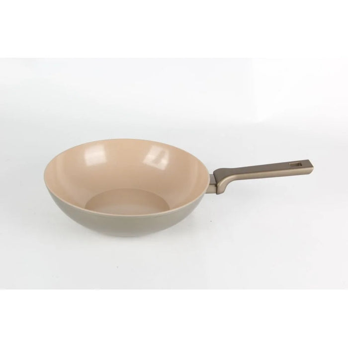 Orchid Wok Pan 28cm Nonstick Deep Fry Pan Cooking Wok