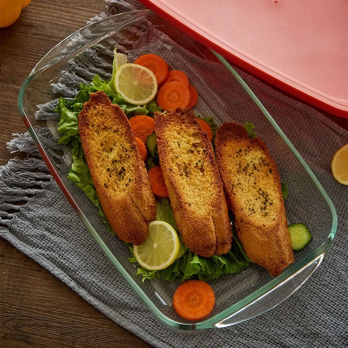 Borosilicate Rectangle Baking Tray – 2000ML