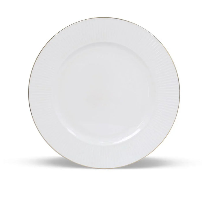 Royal Orchid Dinner Plate - 27cm, White, For Dining