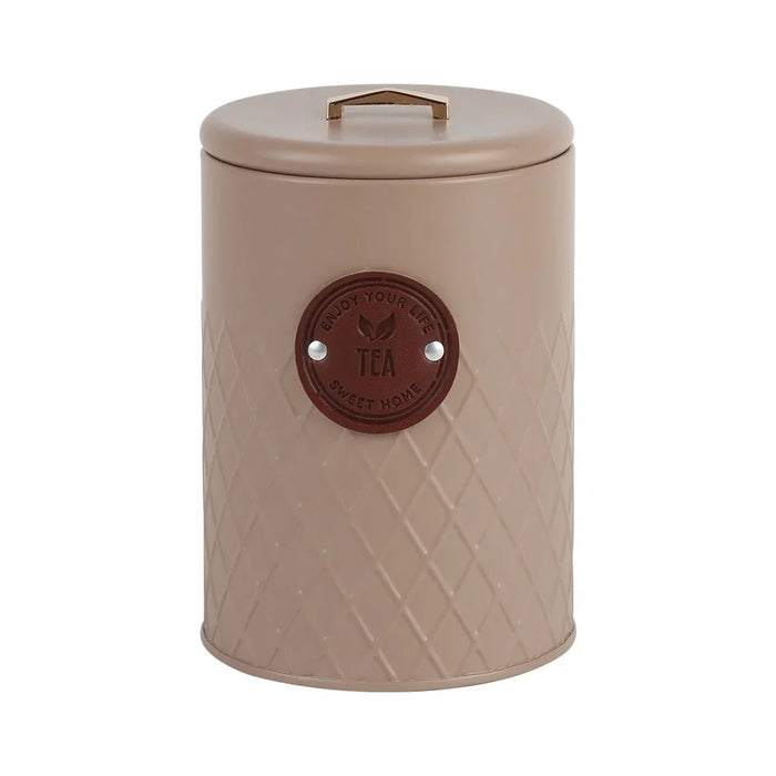 Bistro Bliss 3-Piece Metal Storage Set - Brown