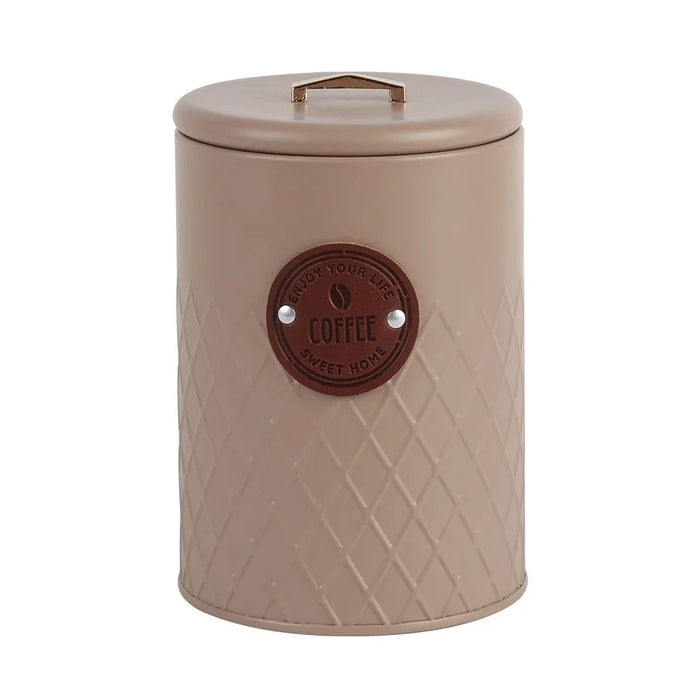 Bistro Bliss 3-Piece Metal Storage Set - Brown