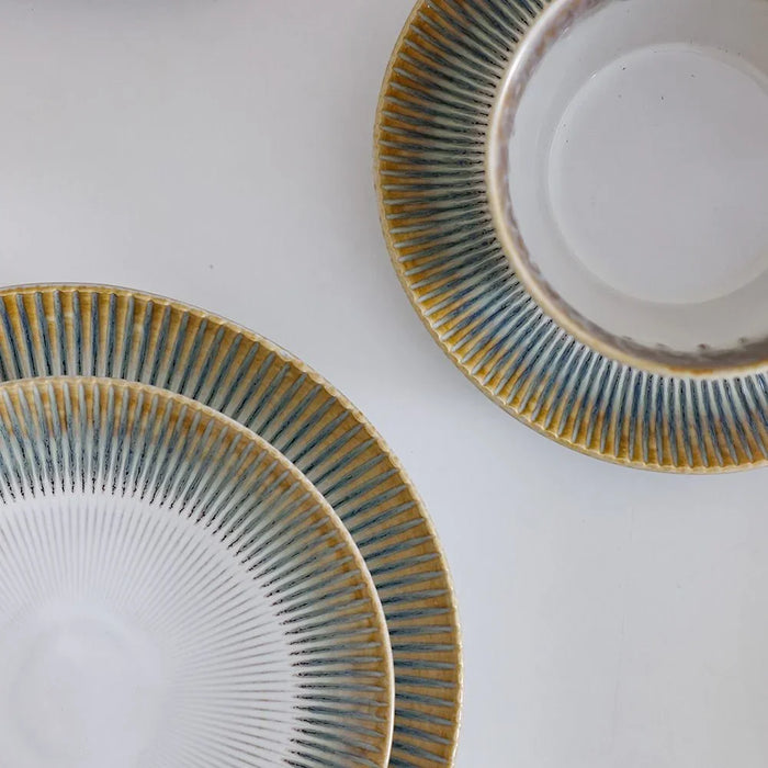 16-Piece Stoneware Dinner Set - Beige - Serves 4