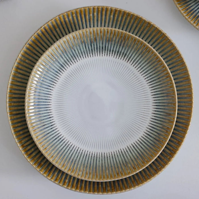 16-Piece Stoneware Dinner Set - Beige - Serves 4