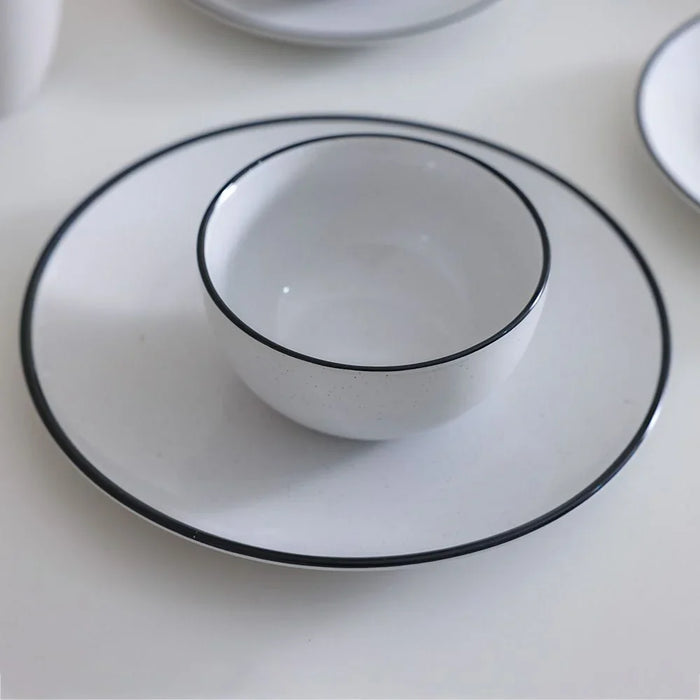 Noor 16-Piece Stoneware Dinner Set for Home Dining
