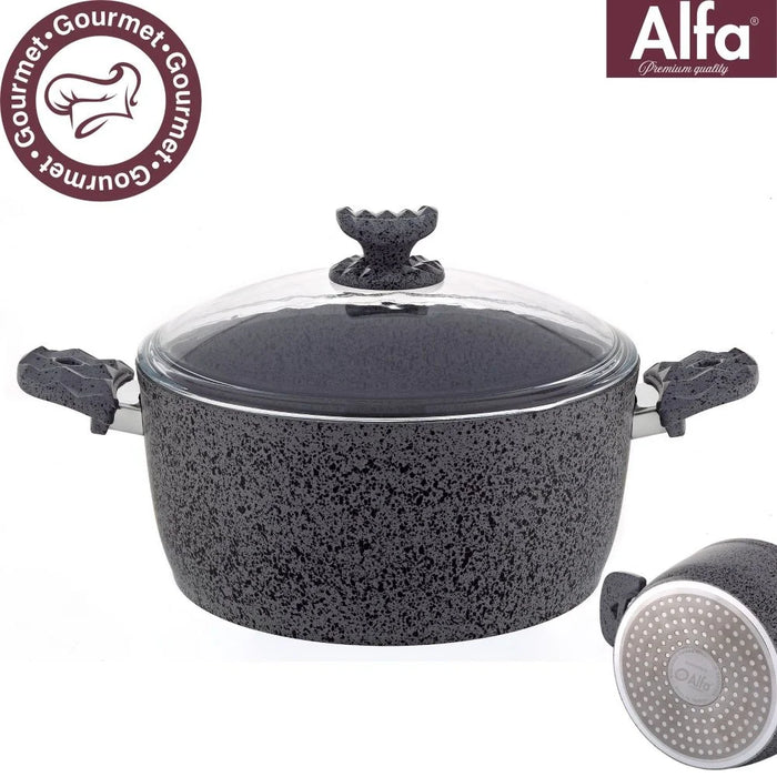 Alfa Swiss Stone Granite Casserole 28CM