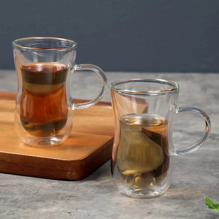 Neoflam 6-Piece Double Wall Borosilicate Glass Set-100ml