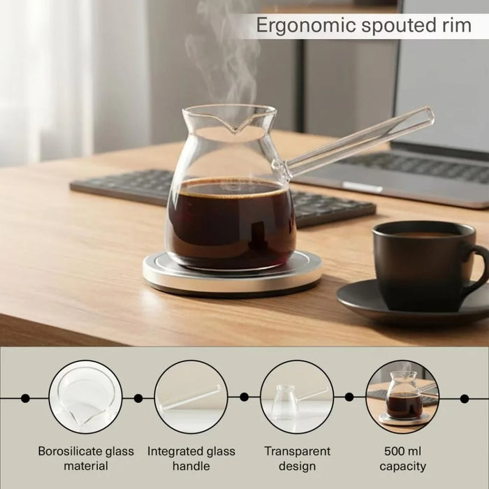 Neoflam Borosilicate Coffee Warmer-500ml
