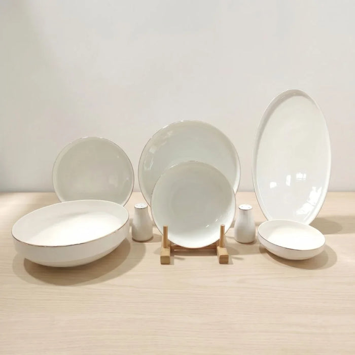 Cynara 29 Pcs New Bone China Dinner Set 6 Seater Elegant Tableware Set UAE
