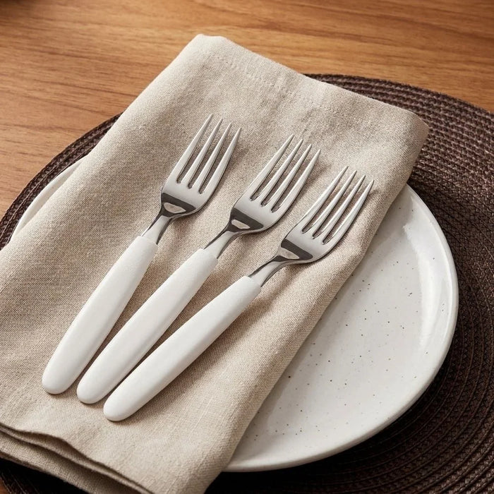 Tramontina 3 Piece Table Forks Set Ipanema 23362380, Multi Colour, Stainless Steel, Fork Set For Meal Preparation