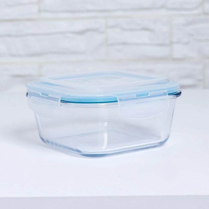 Cloc 800ml Square Borosilicate Glass Storage Container For Daily Food Prep
