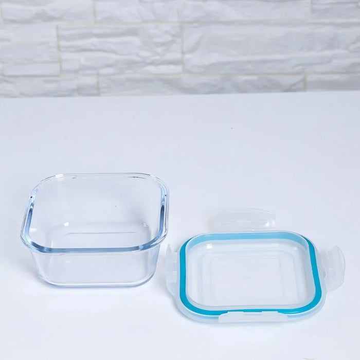 Cloc 800ml Square Borosilicate Glass Storage Container For Daily Food Prep