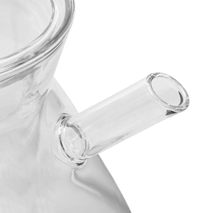 Fissman 950ml Borosilicate Glass Teapot With Stainless Steel Filter, Clear Tea Pot For Loose Tea Serving