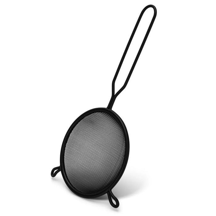 Fissman 12cm Steel Strainer With Handle, Compact Silver Kitchen Sieve For Tea Sauces Small Prep And Rinsing