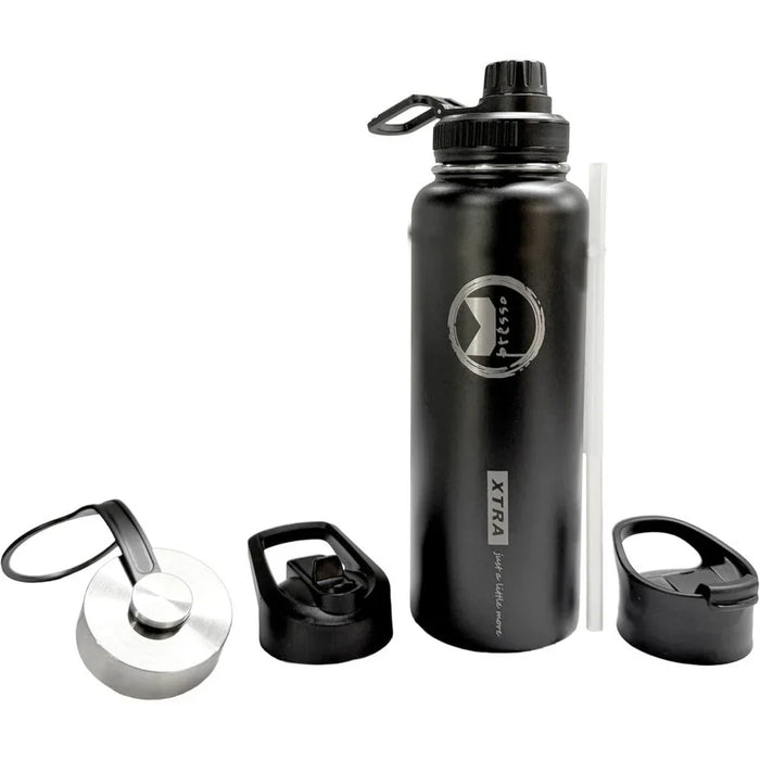 Xtra Black Stainless Steel Vacuum Bottle 1180ml