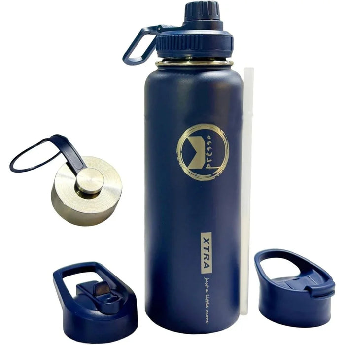 Xtra Stainless Steel Vacuum Bottle - Blue, 1180ml