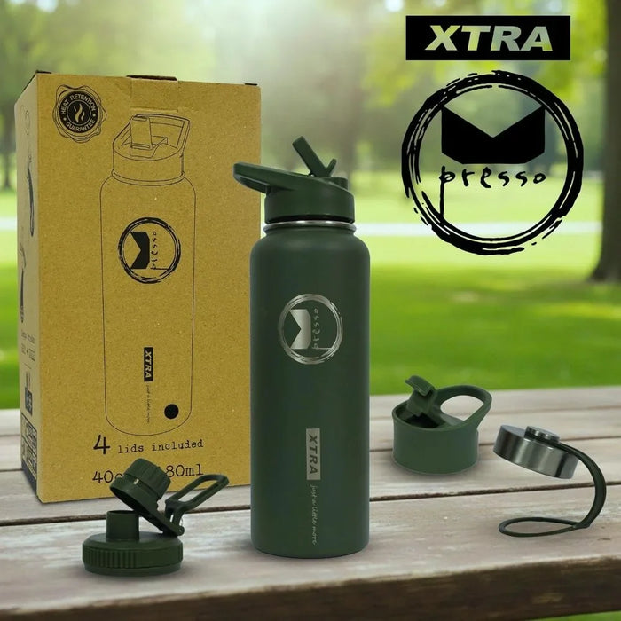 Xtra Green Stainless Steel Water Bottle - 1180ml