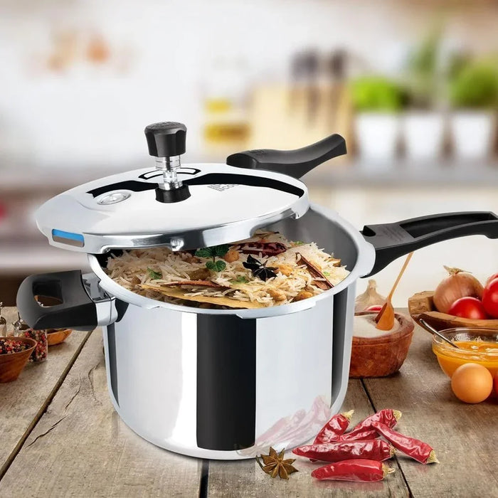 Milton Pro Cook Triply Stainless Steel Pressure Cooker 5.0L - Silver