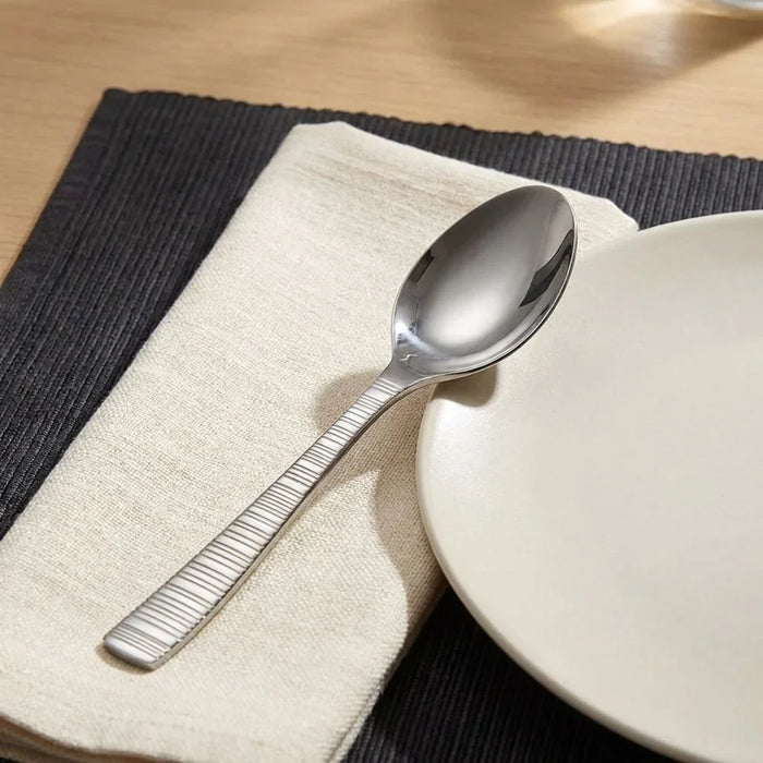Large Serving Spoon, Silver, For Dining
