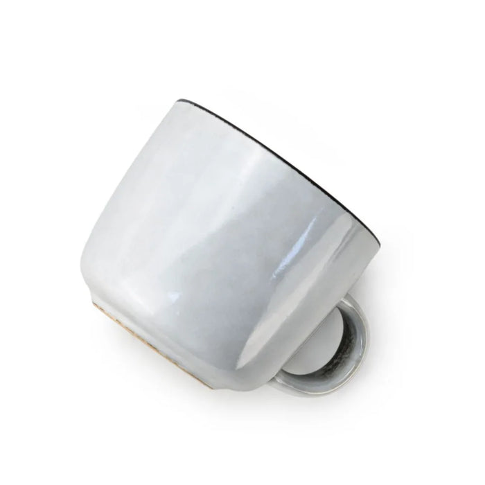 Stoneware Mug Set, Grey, 4 Pieces