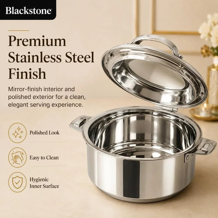 Stainless Steel Insulated Hotpot Casserole 5L