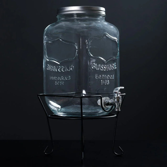 Orchid 8L Beverage Dispenser With Stand Modern Houseware Food Storage L 23x26 X H 19cm