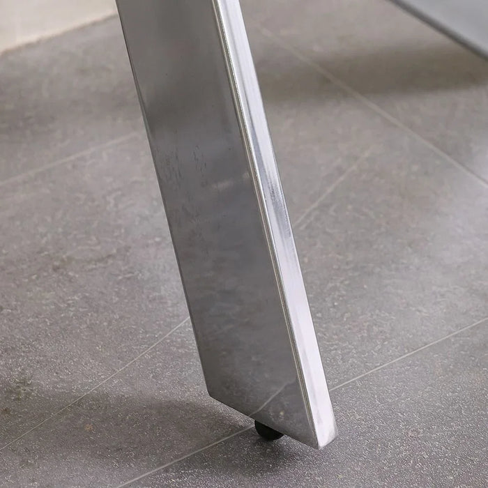 Leonardo Coffee Table Clear/White 120 x 60 x 45cm