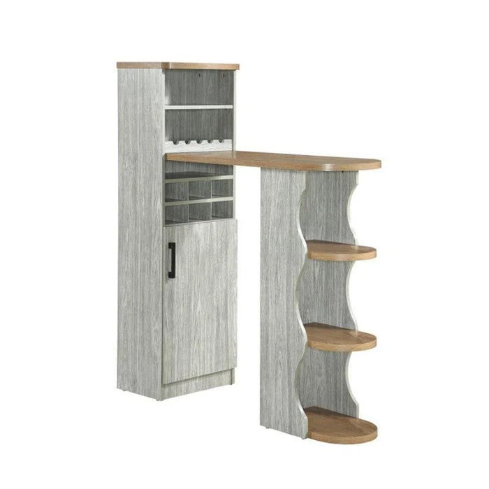 Andrei Cabinet Grey/Brown 120.6x43x140cm