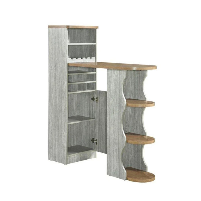 Andrei Cabinet Grey/Brown 120.6x43x140cm