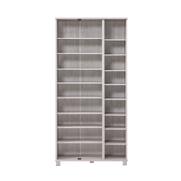 Sandor 3-Door Tall Shoe Rack For 44 Pairs Shoe Storage Cabinet Modern Shoe Organizer Large Entryway Rack Hallway Storage Solution – Snow Oak