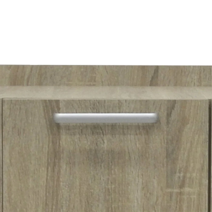 Supreme 3-Door Shoe Rack-24 Pairs-French Sonoma Oak-With 2-Year Warranty