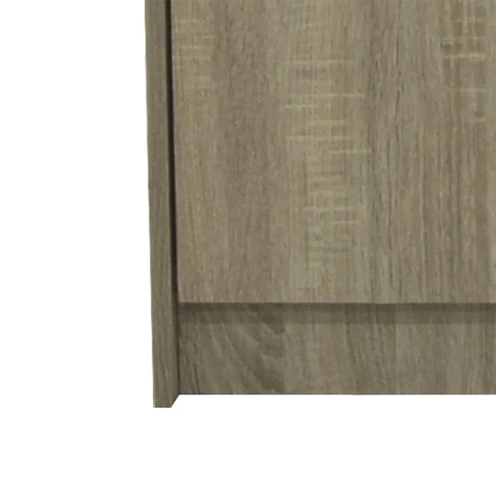 Supreme 3-Door Shoe Rack-24 Pairs-French Sonoma Oak-With 2-Year Warranty
