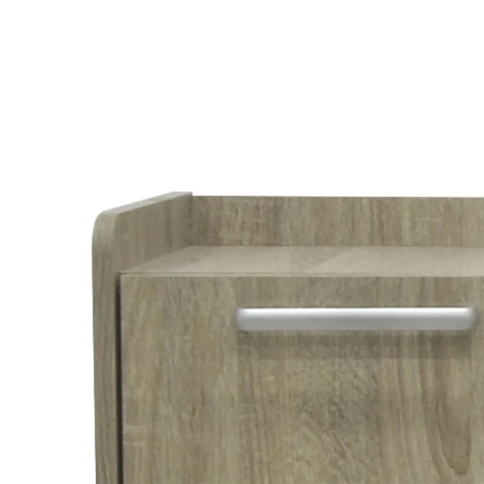 Supreme 3-Door Shoe Rack-24 Pairs-French Sonoma Oak-With 2-Year Warranty