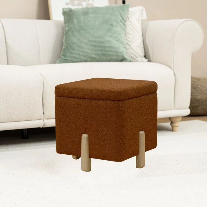 Mirana Storage Ottoman -Brown