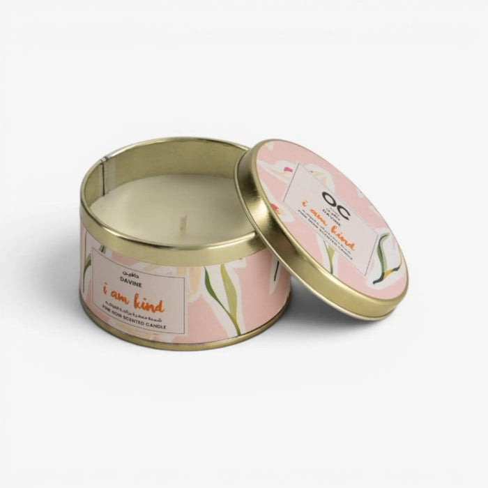 Davine Tin Candle-Pink Noir