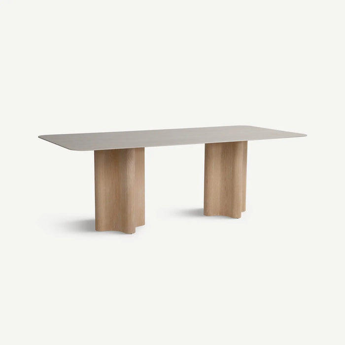 Delory 6 Seater Dining Table Multi Color