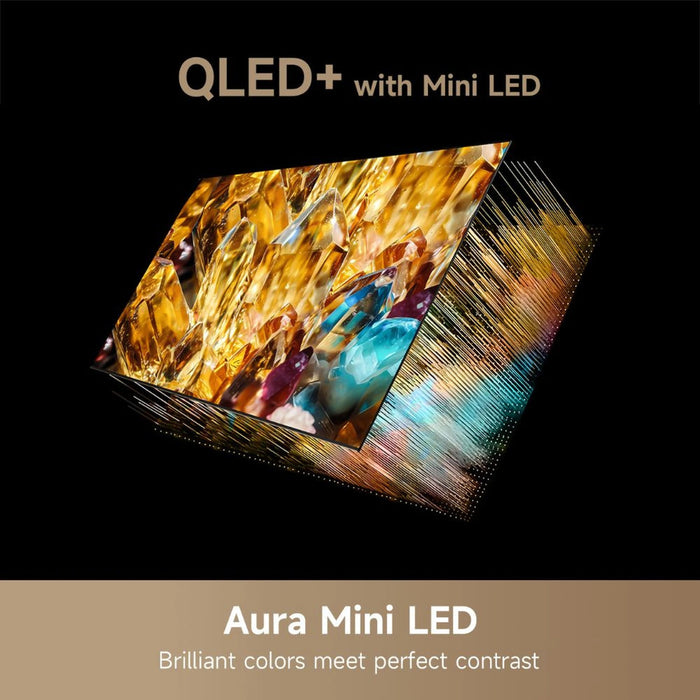 Dreame 65 Inch Aura S100 Mini LED 4K Google TV | QLED | Dreamind Pro AI Processor | 144Hz | Integrated Sound Bar - Dolby Atmos EROS