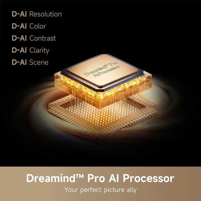 Dreamind Pro AI Processor with text highlighting features on a dark background