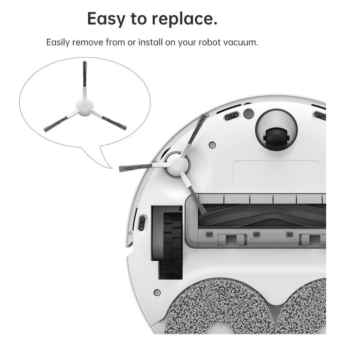 Dreame Brushes Compatible with L10s Ultra & L10 Ultra | Robot Vacuum Replacement Side Brushes for Cleaning Floors - Carpets - 2pcs | RSB8