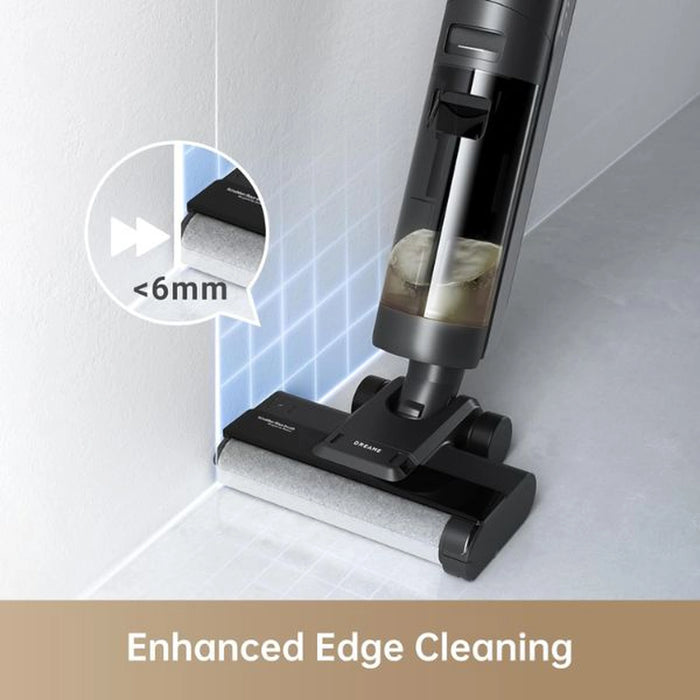 Dreame  Cordless Wet Dry Vacuum Cleaner| All-in-One Floor Washer with Self-Cleaning| Enhanced Edge Cleaning| Smart Dirt Detection| LED Screen Display| Ideal for Sticky Messes and Pet Hair|HHR14A