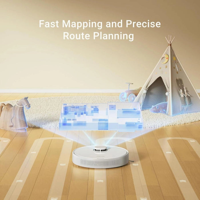 Dreame D9 Max Gen 2 Robot Vacuum Cleaner with Mop | 6000Pa Suction | LiDAR Navigation | 285min Runtime | 0.57L Capacity | HEPA Filter | Suitable for Hard Floors - Carpets - Pet Hair | WiFi - Alexa - App Control | RLD34GA EROS