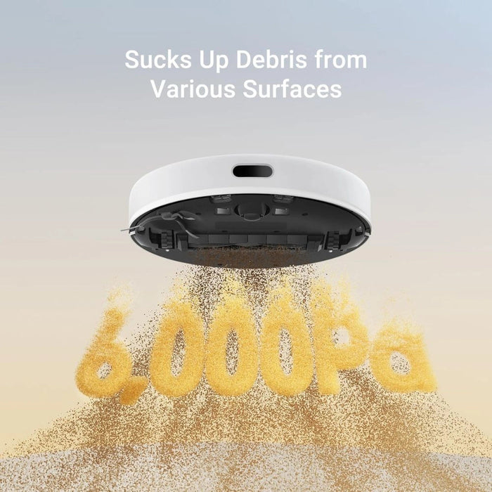 Dreame D9 Max Gen 2 Robot Vacuum Cleaner with Mop | 6000Pa Suction | LiDAR Navigation | 285min Runtime | 0.57L Capacity | HEPA Filter | Suitable for Hard Floors - Carpets - Pet Hair | WiFi - Alexa - App Control | RLD34GA EROS