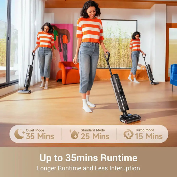 Dreame G10 Pro Wet and Dry Vacuum Cleaner | One Press Self-Clean | 35min Long Runtime | Edge-to-Edge Cleaning on Both Sides | HHR20A