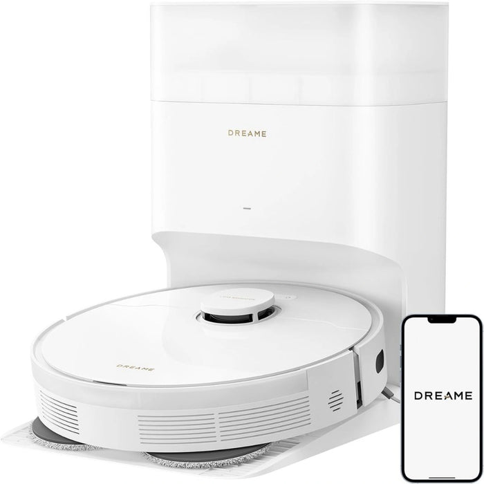 DREAME L10s Plus Self-Empty Robot Vacuum and Mop Combo| Hands-Free up to 90-Days of Dust| 7000Pa Suction| Duo Scrub Mopping| 7mm Auto Lifting Mop| Auto-Empty Ideal for Pet Hair| Hard Floor and Carpet