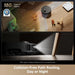 Robot vacuum cleaning a wooden floor with a TUV logo and text about collision-free path routing.