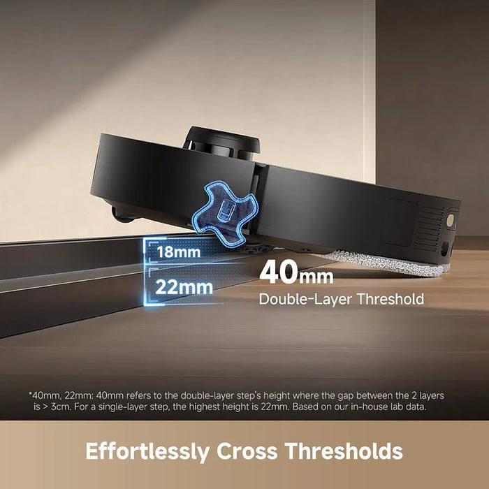 Black belt with measurement details on a wooden surface